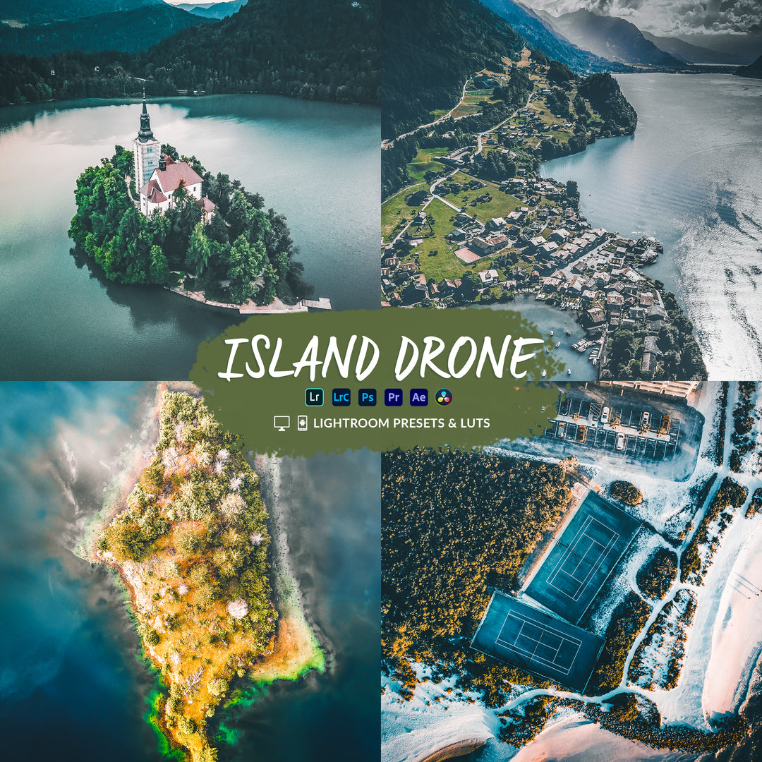 Cinematic Drone Luts & Lightroom Presets