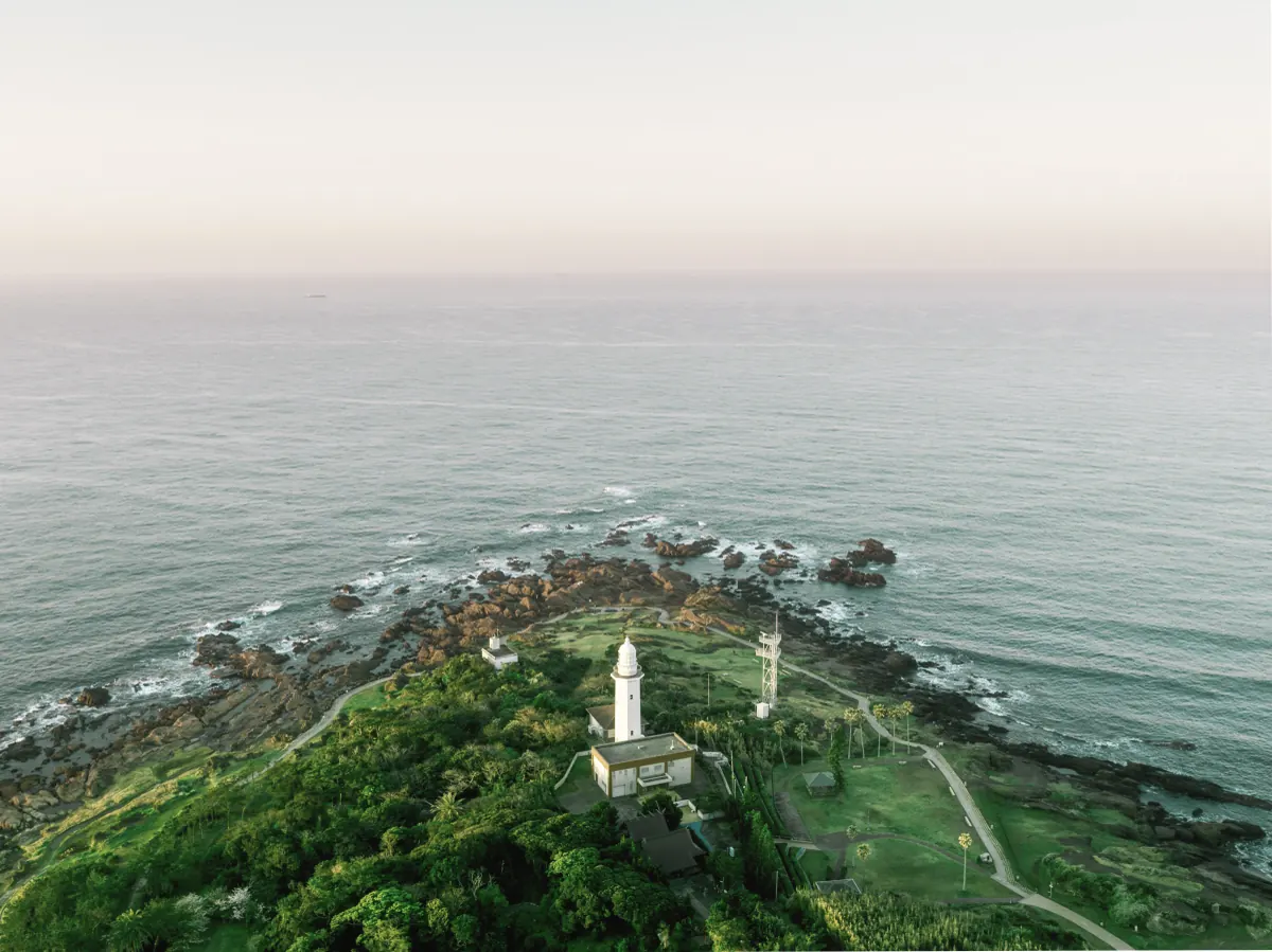 Drone shot before the Ocean LUT