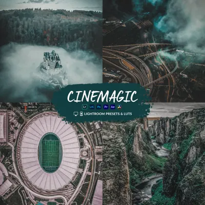 Cinemagic drone LUT examples
