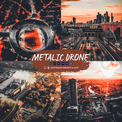 Metalic Drone drone LUT examples