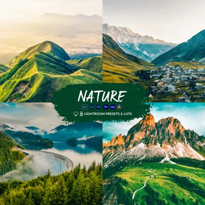 Nature drone LUT examples